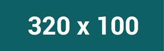 Google多媒體廣告聯播網廣告行動版常用廣告尺寸320x100